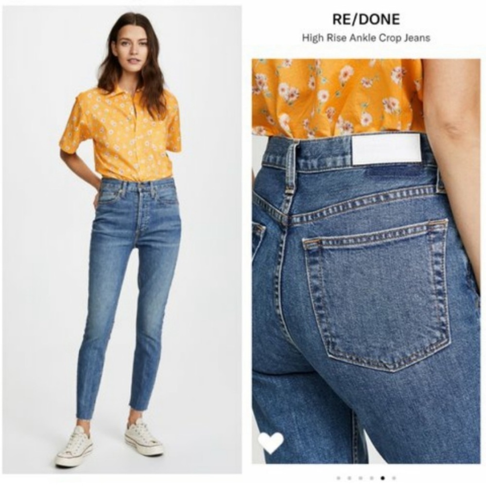 NWOT RE/DONE ORIGINALS SKINNY JEANS